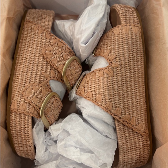 NIB • loeffler Randall Theo two strap sandals in blush ☺️ - Picture 6 of 10